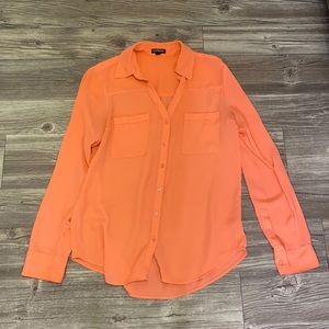 Express women’s blouse orange size small
